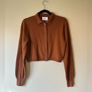 Aritzia Wilfred Nextdoor Sweater, Rich Chestnut, Size M